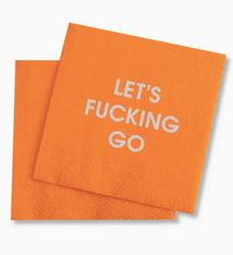 Chez Gagne Let's Fucking Go - Cocktail Napkins