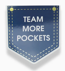 Chez Gagne Team More Pockets Sticker