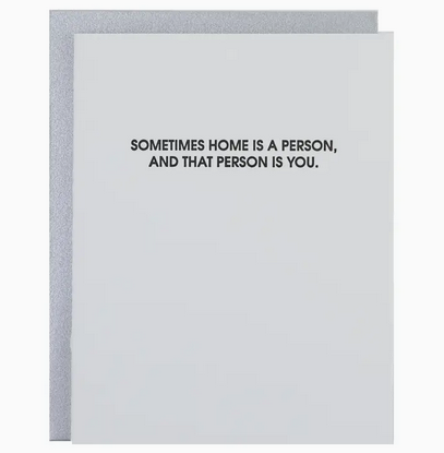 Chez Gagne Home Is A Person Love Card