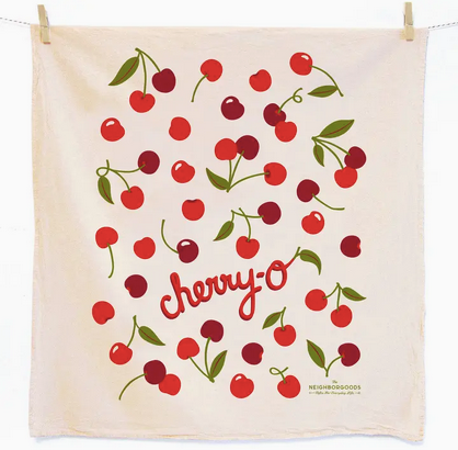 The Neighborgoods Cherry Tea Towel