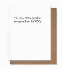 Pretty Alright Goods 1900's Birthday Card