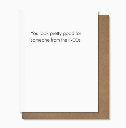 Pretty Alright Goods 1900's Birthday Card