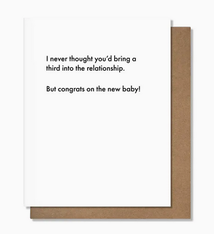 Pretty Alright Goods Bring A Third Baby Card