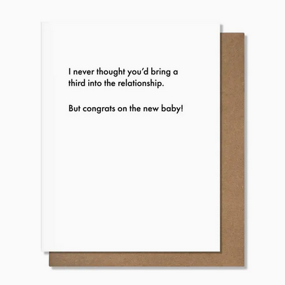 Pretty Alright Goods Bring A Third Baby Card
