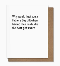 Pretty Alright Goods Me As A Child Father's Day Card