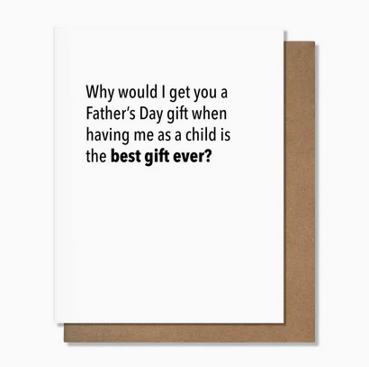 Pretty Alright Goods Me As A Child Father's Day Card