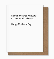 Pretty Alright Goods Takes A Vineyard Mother's Day Card