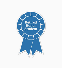 Pretty Alright Goods Honor Student Sticker