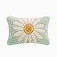 Peking Handicraft Daisy Hook Pillow 8" x 12"