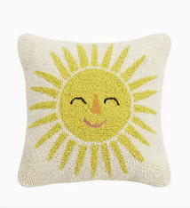 Peking Handicraft Sun Hook Pillow 14" x 14"