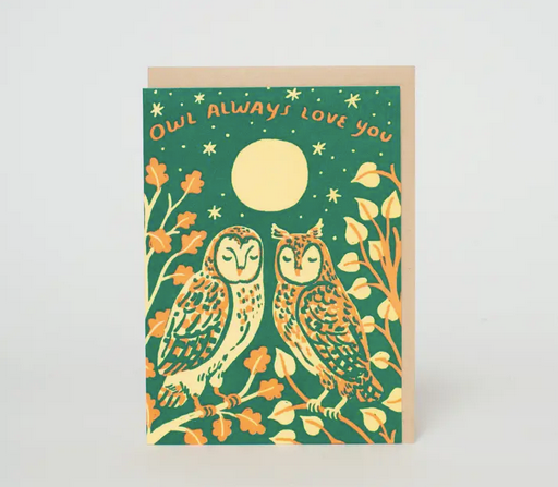 Egg Press Owl Love Card