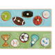 Mud Pie Sports Touch & Feel Puzzle