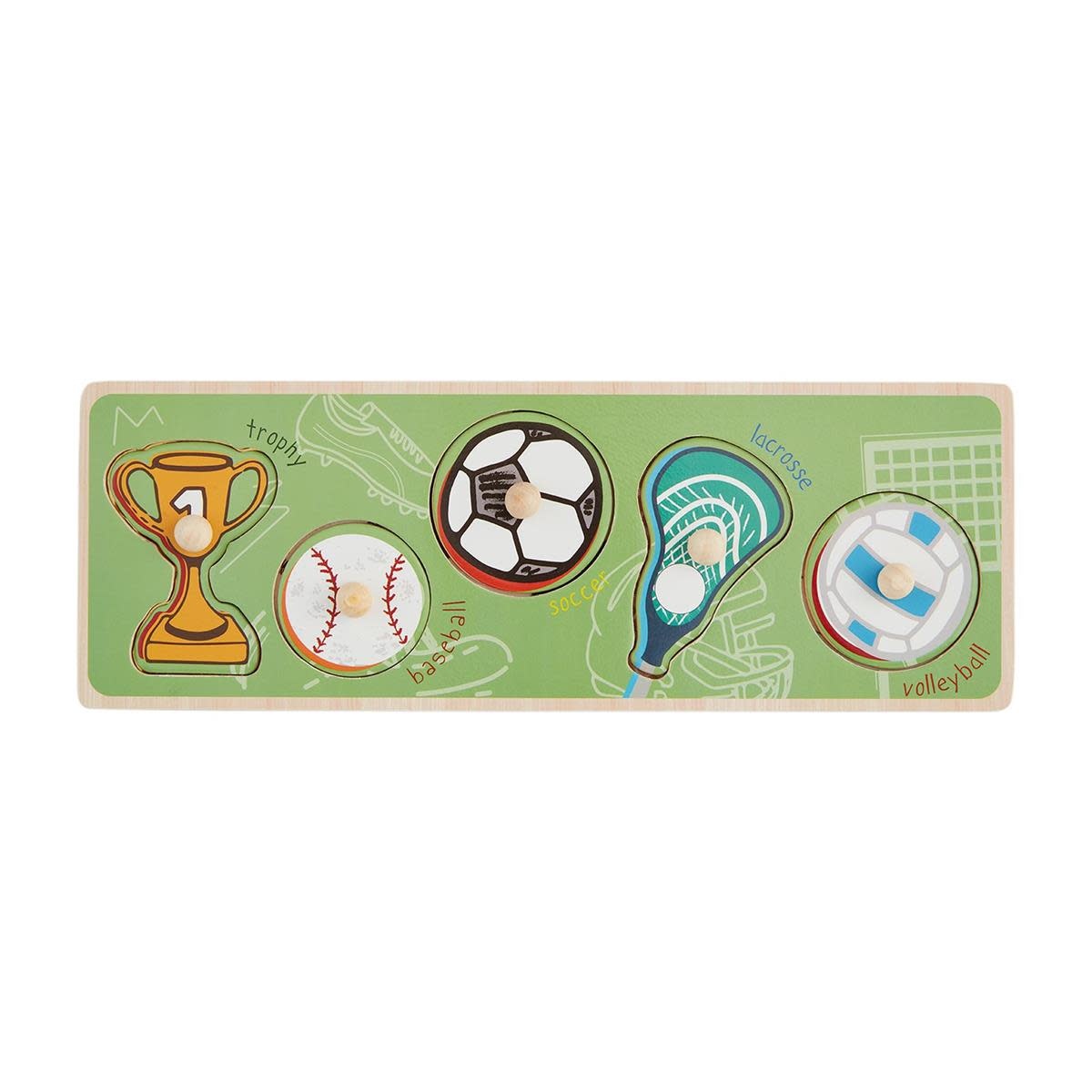 Mud Pie Sports Touch & Feel Puzzle