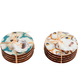 Mud Pie Oyster Coaster Set