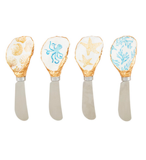 Mud Pie Patterned Oyster Spreader