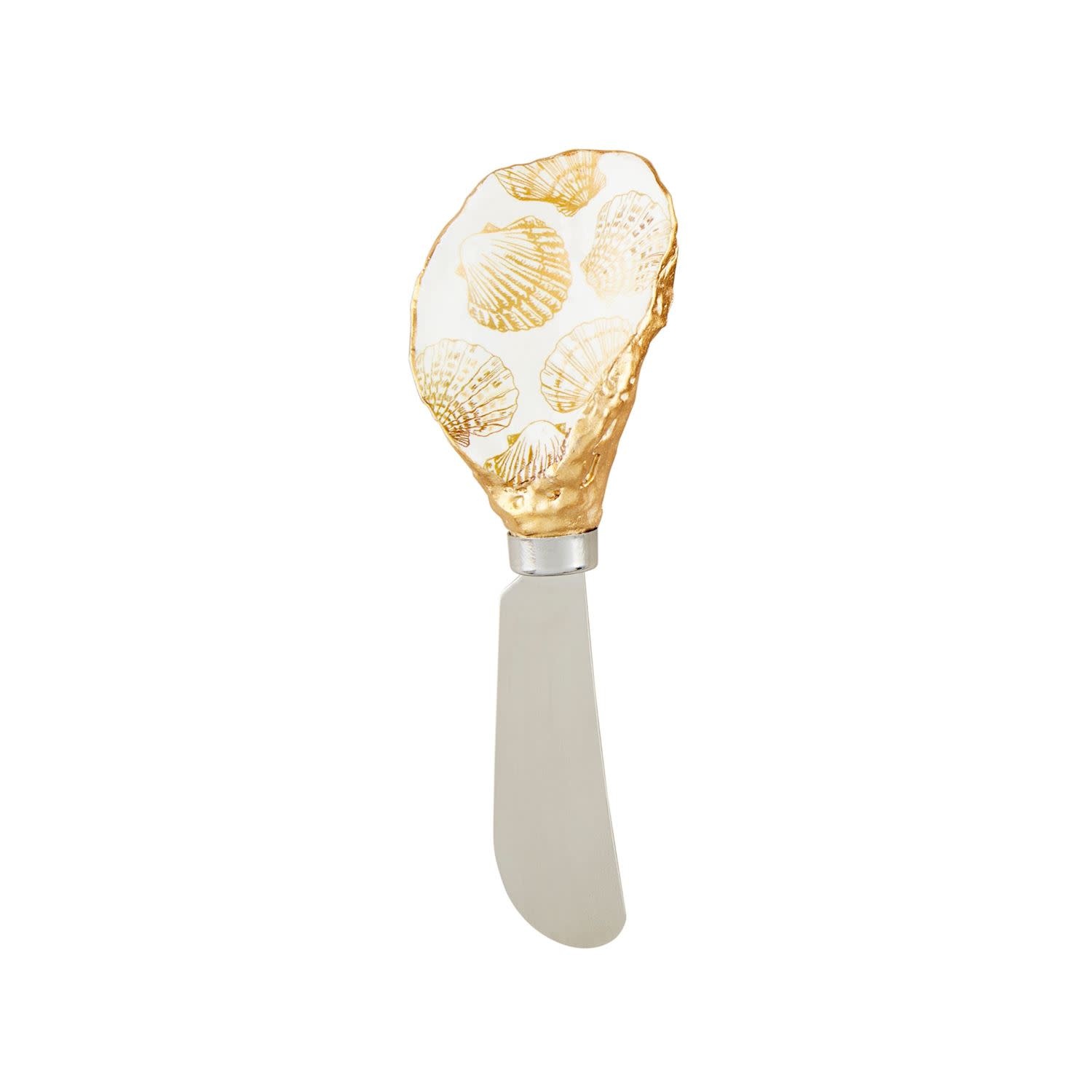Mud Pie Patterned Oyster Spreader