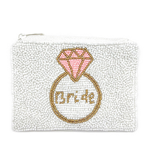 Golden Stella Bride & Ring Coin Pouch