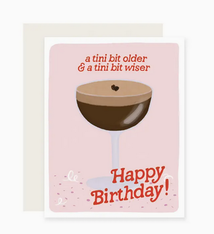 Slightly Stationery Espresso Tini Bit Older Card