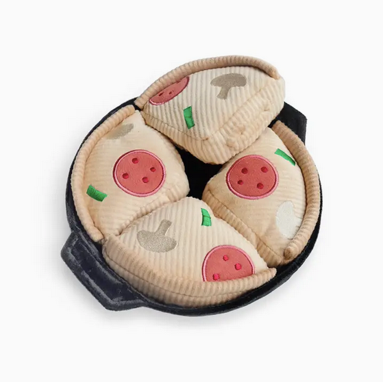 Lambwolf Collective Deep Dish Pizza Enrichment Dog Toy
