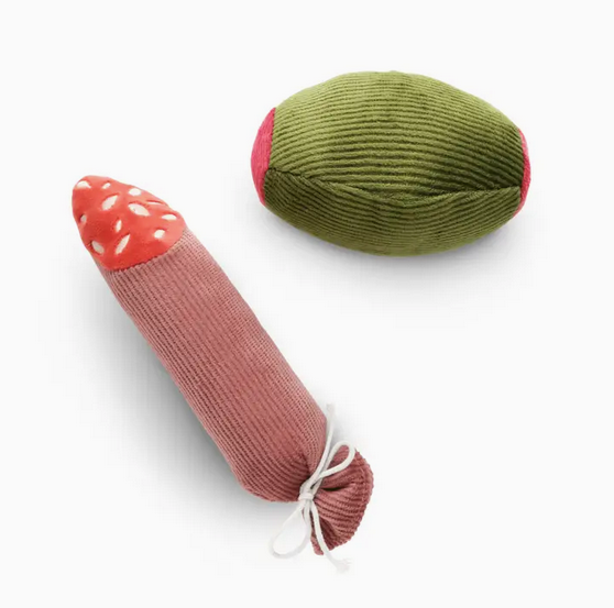 Lambwolf Collective Olive + Salami Enrichment Dog Toy