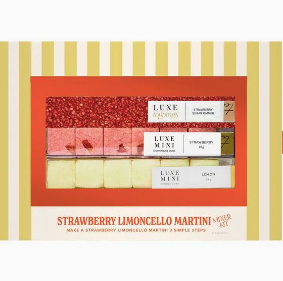 Teaspressa Strawberry Limoncello Martini Mixer Kit