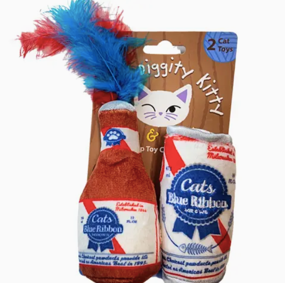 Haute Diggity Dog Cats Blue Ribbon Catnip Toys