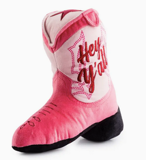 Haute Diggity Dog Pink Cowgirl Boot Dog Toy