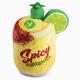 Haute Diggity Dog Spicy Muttgarita Dog Toy