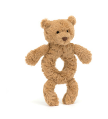 Jellycat Bartholomew Bear Ring Rattle