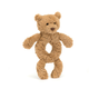 Jellycat Bartholomew Bear Ring Rattle