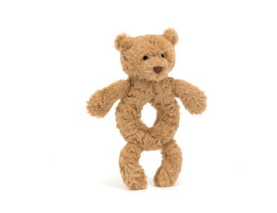 Jellycat Bartholomew Bear Ring Rattle