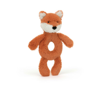 Jellycat Bashful Fox Cub Ring Rattle