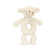 Jellycat Bashful Lamb Ring Rattle