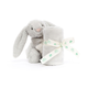 Jellycat Bashful Grey Bunny Soother