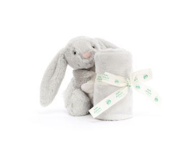 Jellycat Bashful Grey Bunny Soother
