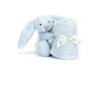 Jellycat Bashful Blue Bunny Soother
