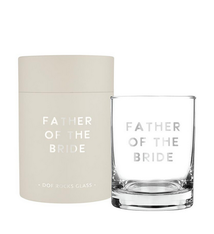 Creative Brands DOF Rocks Glass - Father of the Bride