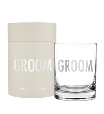 Creative Brands DOF Rocks Glass - Groom