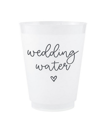 Creative Brands Frost Cups - Wedding Water