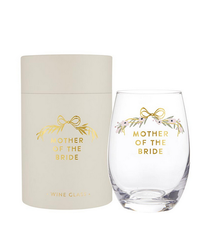Creative Brands Stemless Wine Glass - Mother of the Bride