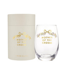 Creative Brands Stemless Wine Glass - Mother of the Groom