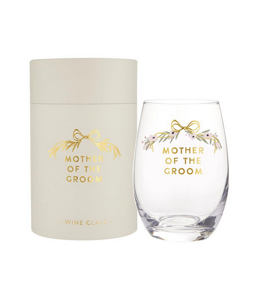 Creative Brands Stemless Wine Glass - Mother of the Groom