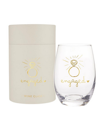 Creative Brands Stemless Wine Glass - Engaged
