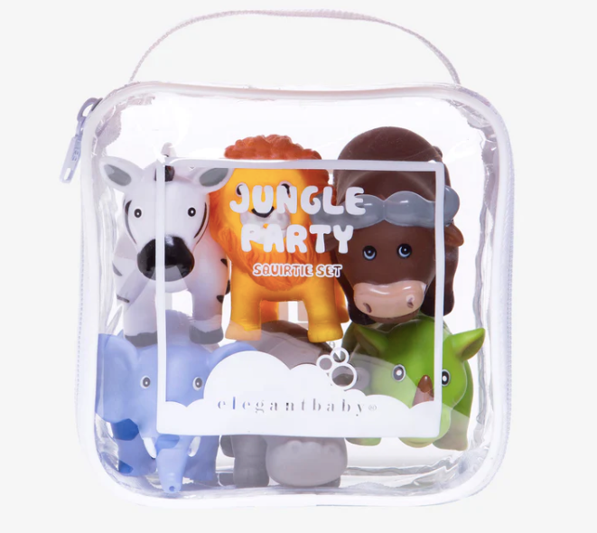 Elegant Baby Jungle Party Bath Squirties