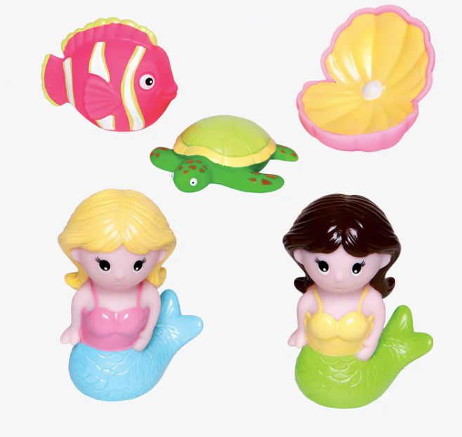 Elegant Baby Mermaid Party Bath Squirties