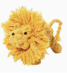 Jax & Bones Lion Large 6"Rope Dog Toy
