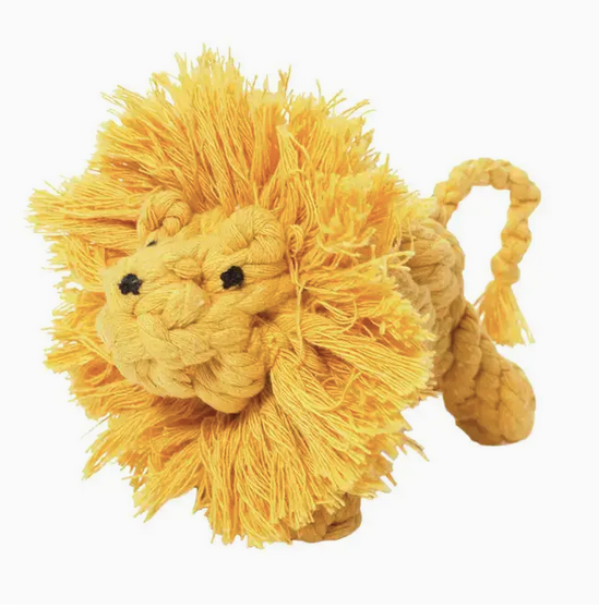 Jax & Bones Lion Large 6"Rope Dog Toy