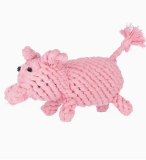 Jax & Bones Penny the Pig Medium 9" Rope Dog Toy