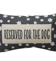 Creative Co-op Reserved for the Dog Pillow