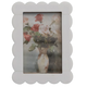 Creative Co-op Resin Scalloped 4 x 6 Photo Frame
